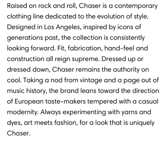 Chaser Brand Crew Neck Tee-Shirt Grey Size Medium NWT - Picture 7 of 7